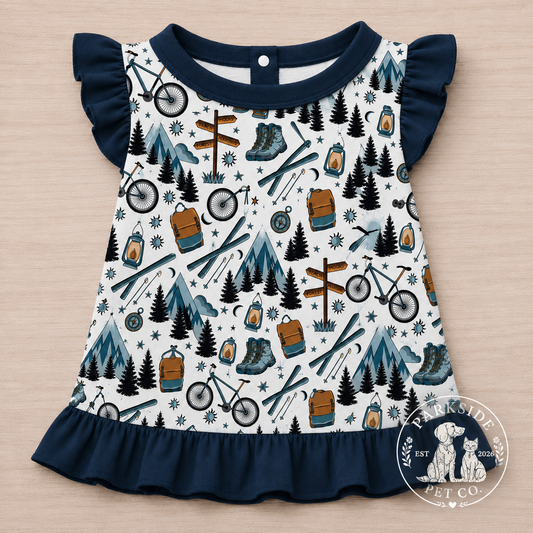 Adventure Awaits Ruffle Shirt