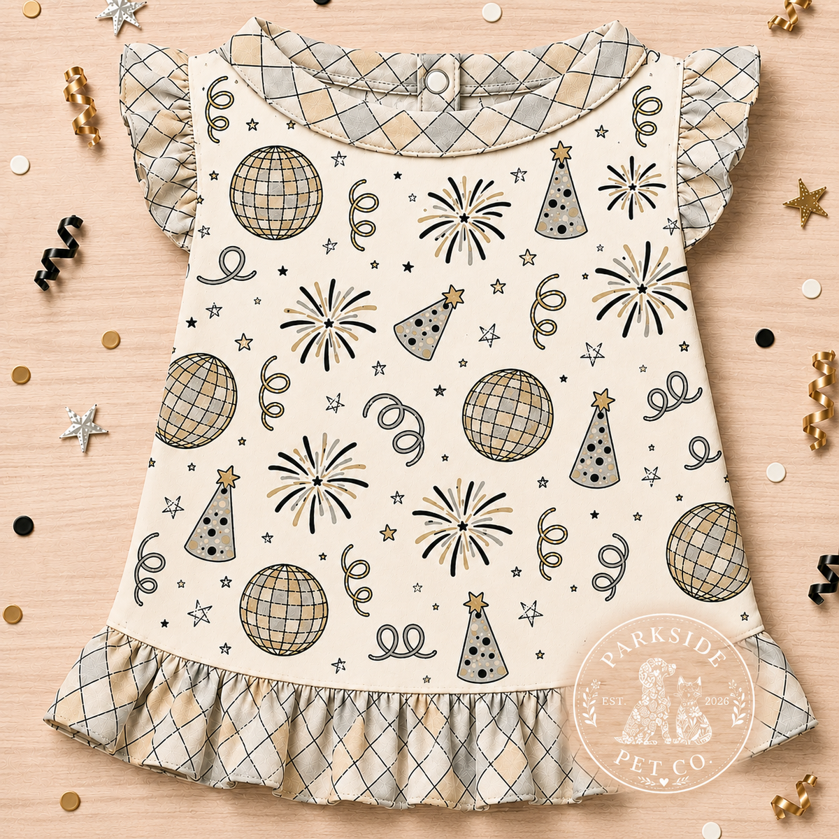 Preorder: Midnight Magic Ruffle Shirt
